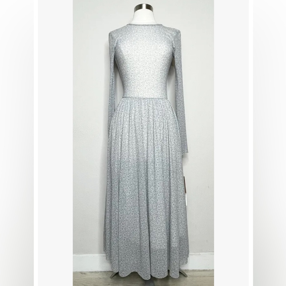 Only Hearts Floral Tulle Midi Longsleeve Dress. size: S